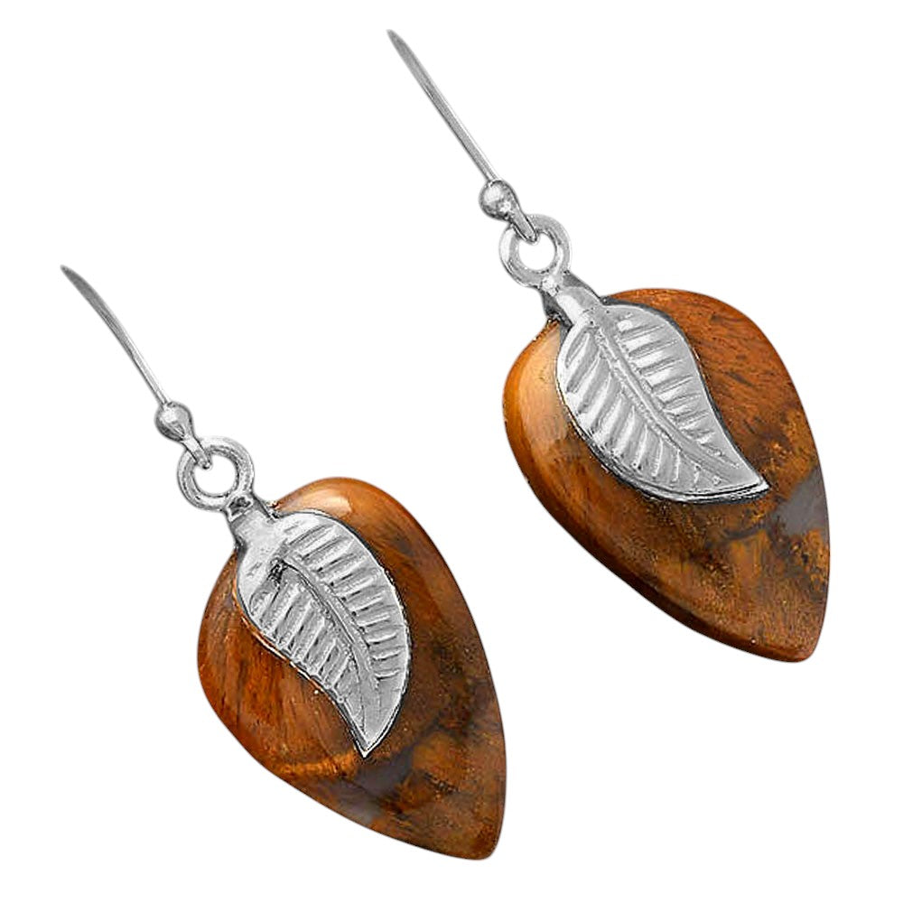 Natural Sandalwood Earrings E-1137 SDE87741