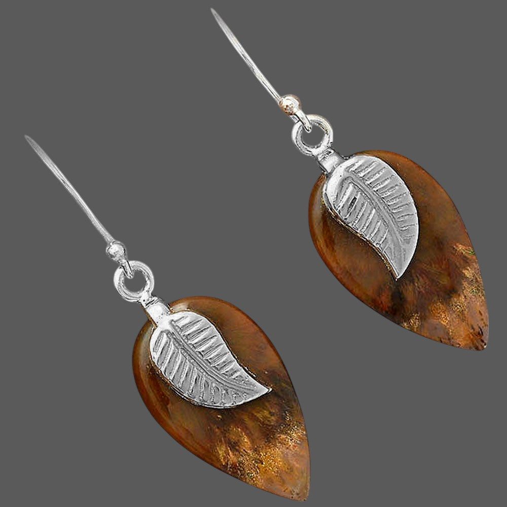 Natural Sandalwood Earrings E-1137 SDE87744