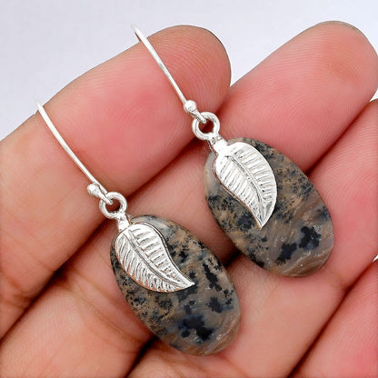 Natural Russian Honey Dendrite Opal Earrings E-1137 SDE87745