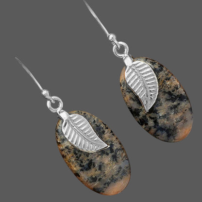 Natural Russian Honey Dendrite Opal Earrings E-1137 SDE87746