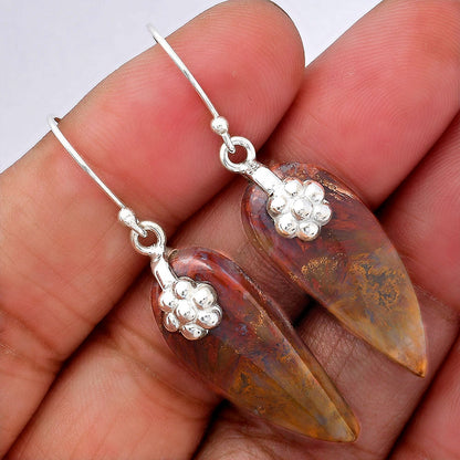 Natural Sandalwood Earrings E-1137 SDE87747