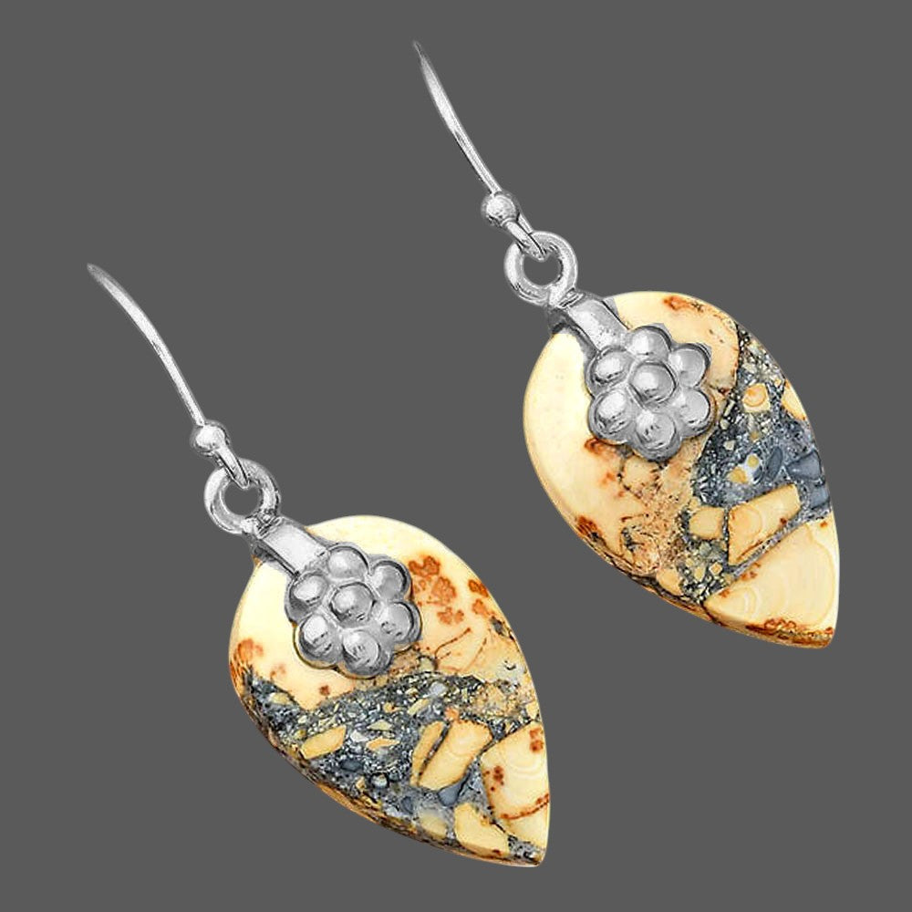 Natural Maligano Jasper - Indonesia Earrings E-1137 SDE87749