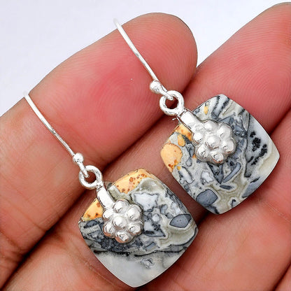 Natural Maligano Jasper - Indonesia Earrings E-1137 SDE87751