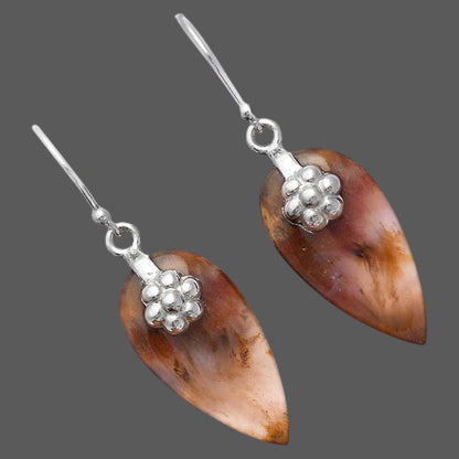 Natural Sandalwood Earrings E-1137 SDE87756