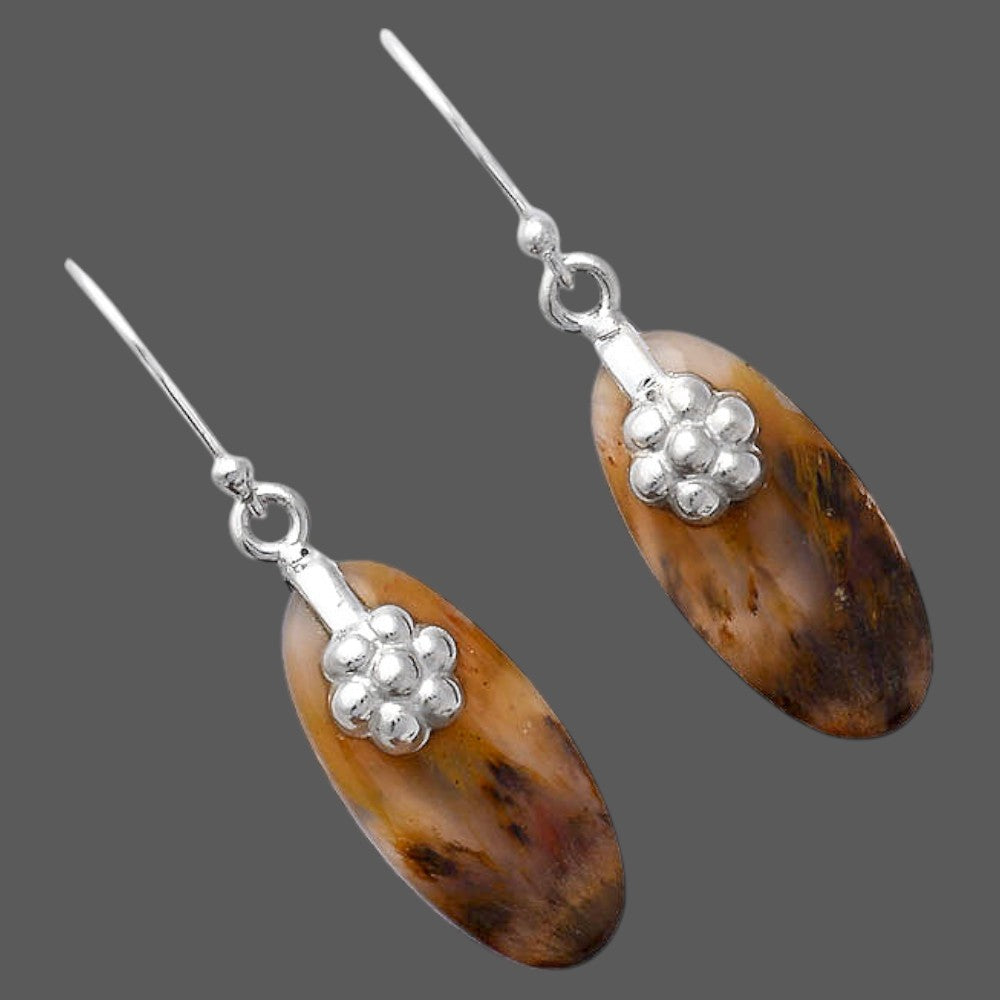 Natural Sandalwood Earrings E-1137 SDE87757