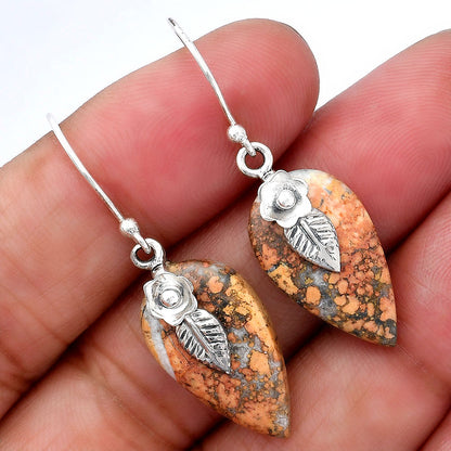 Natural Maligano Jasper - Indonesia Earrings E-1137 SDE87766
