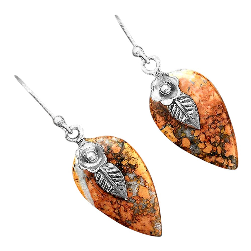 Natural Maligano Jasper - Indonesia Earrings E-1137 SDE87766