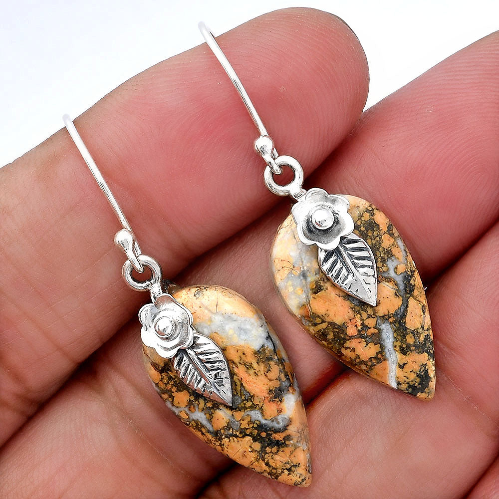 Natural Maligano Jasper - Indonesia Earrings E-1137 SDE87770