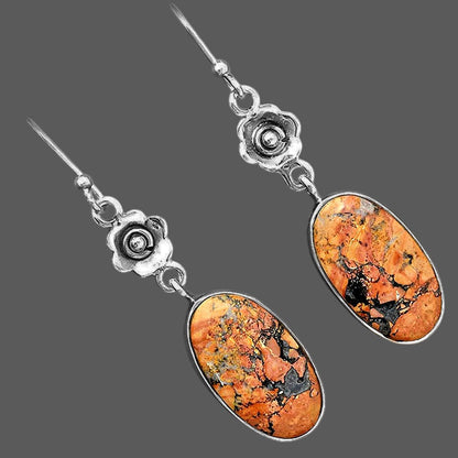 Natural Maligano Jasper - Indonesia Earrings E-1237 SDE87771
