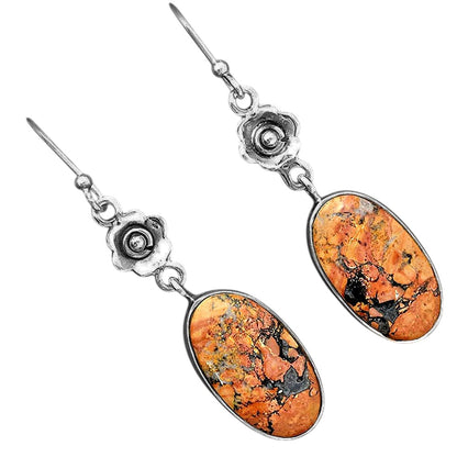 Natural Maligano Jasper - Indonesia Earrings E-1237 SDE87771