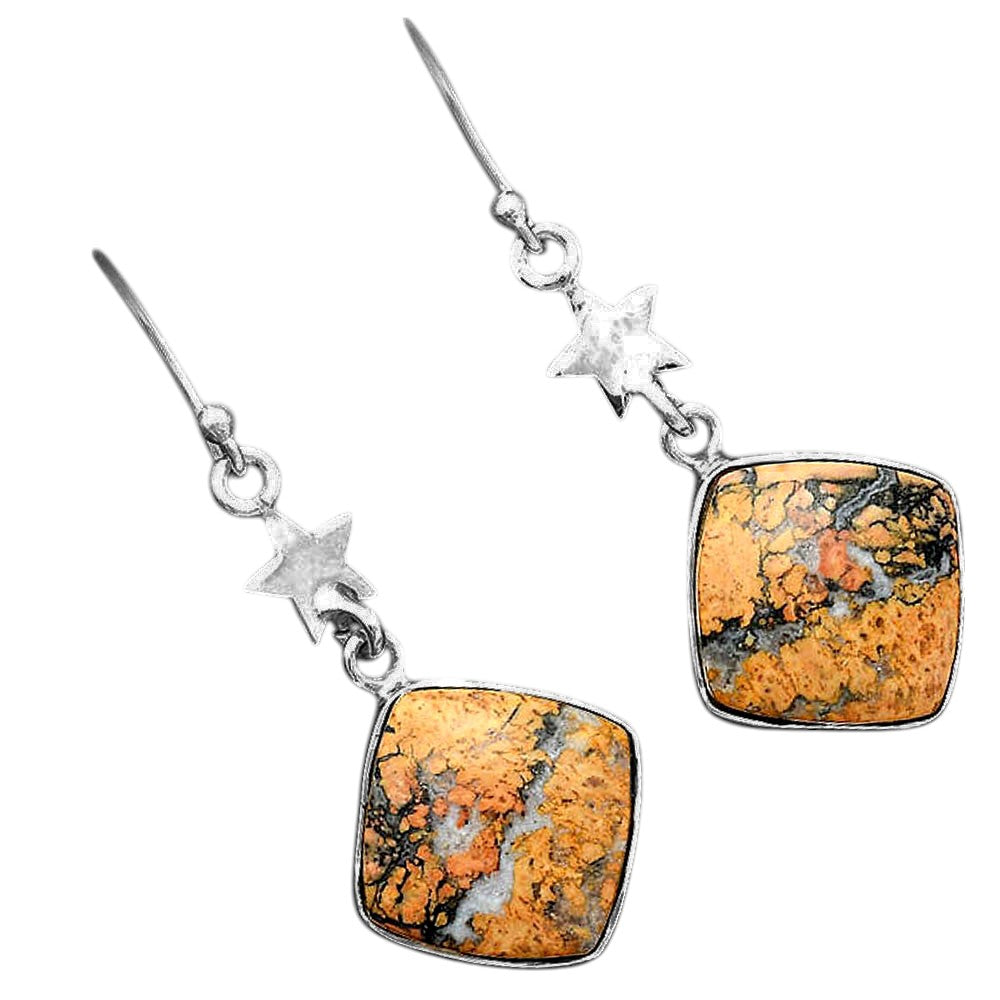 Natural Maligano Jasper - Indonesia Earrings E-1094 SDE87773