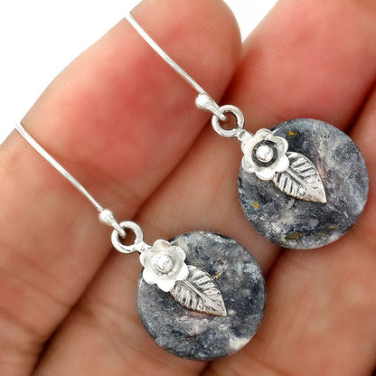 Natural Indian Blanket Jasper Earrings E-1137 SDE87794