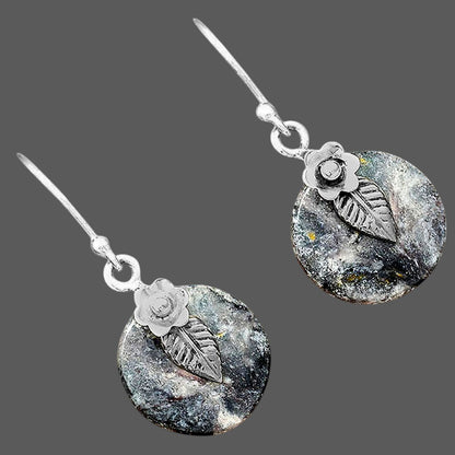 Natural Indian Blanket Jasper Earrings E-1137 SDE87794