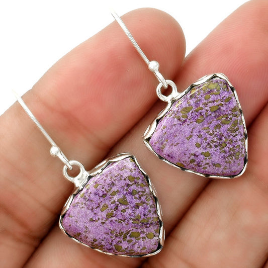 Natural Purpurite - South Africa Earrings E-1113 SDE87796