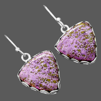 Natural Purpurite - South Africa Earrings E-1113 SDE87796