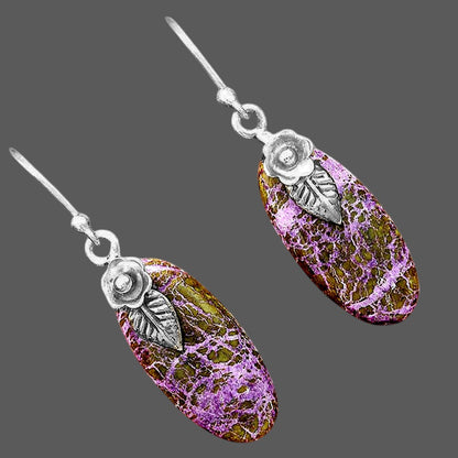 Natural Purpurite - South Africa Earrings E-1137 SDE87801
