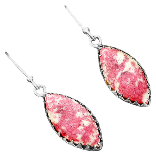 Natural Pink Thulite - Norway Earrings E-1113 SDE87804
