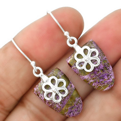 Natural Purpurite - South Africa Earrings E-1137 SDE87813
