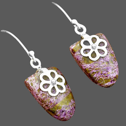 Natural Purpurite - South Africa Earrings E-1137 SDE87813