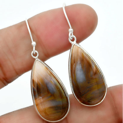 Natural Sandalwood Earrings E-1001 SDE87828
