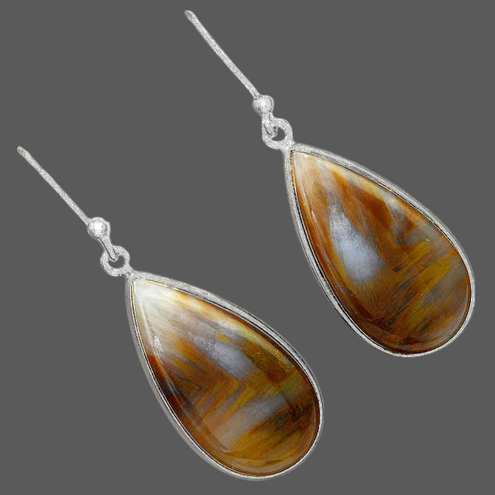 Natural Sandalwood Earrings E-1001 SDE87828