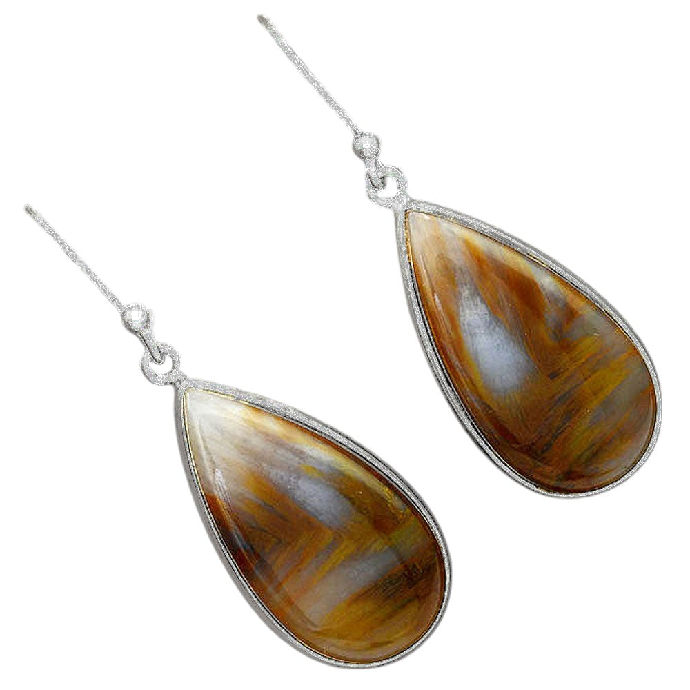 Natural Sandalwood Earrings E-1001 SDE87828