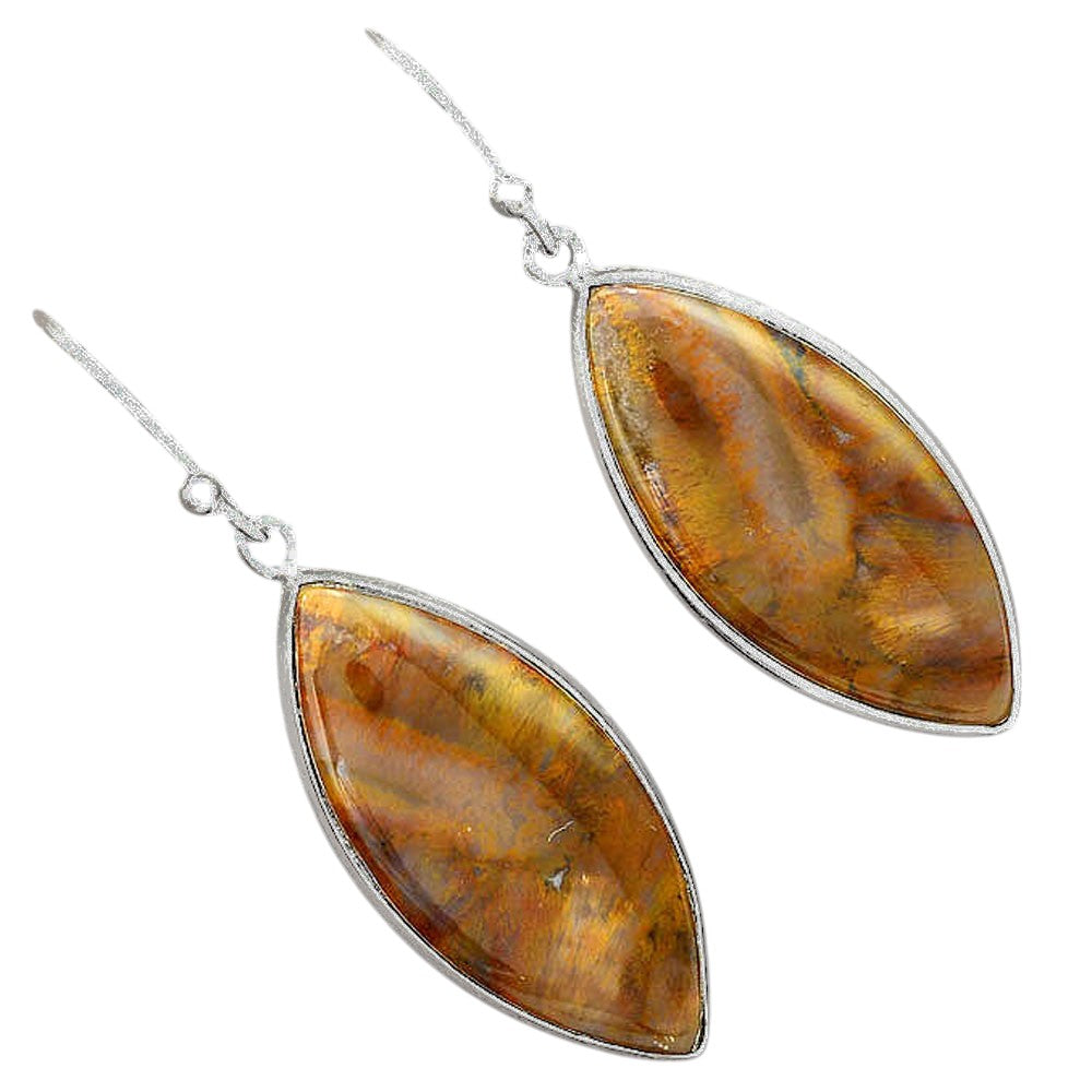 Natural Sandalwood Earrings E-1001 SDE87833