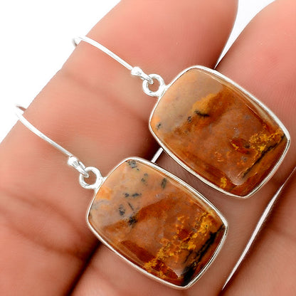 Natural Amethyst Sage Agate - Nevada Earrings E-1001 SDE87846