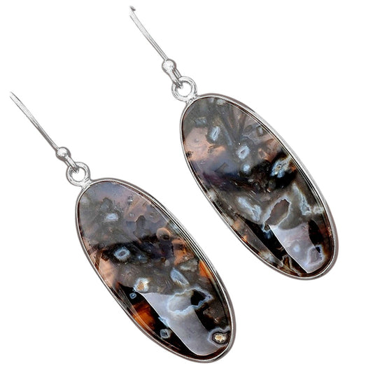 Natural Tube Agate - Turkish Earrings E-1001 SDE87850