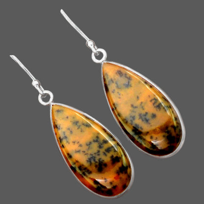 Natural Amethyst Sage Agate - Nevada Earrings E-1001 SDE87855