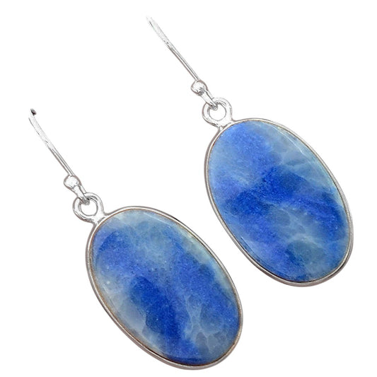Natural Dumortierite Quartz Earrings E-1001 SDE87873