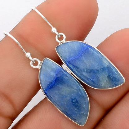 Natural Dumortierite Quartz Earrings E-1001 SDE87890