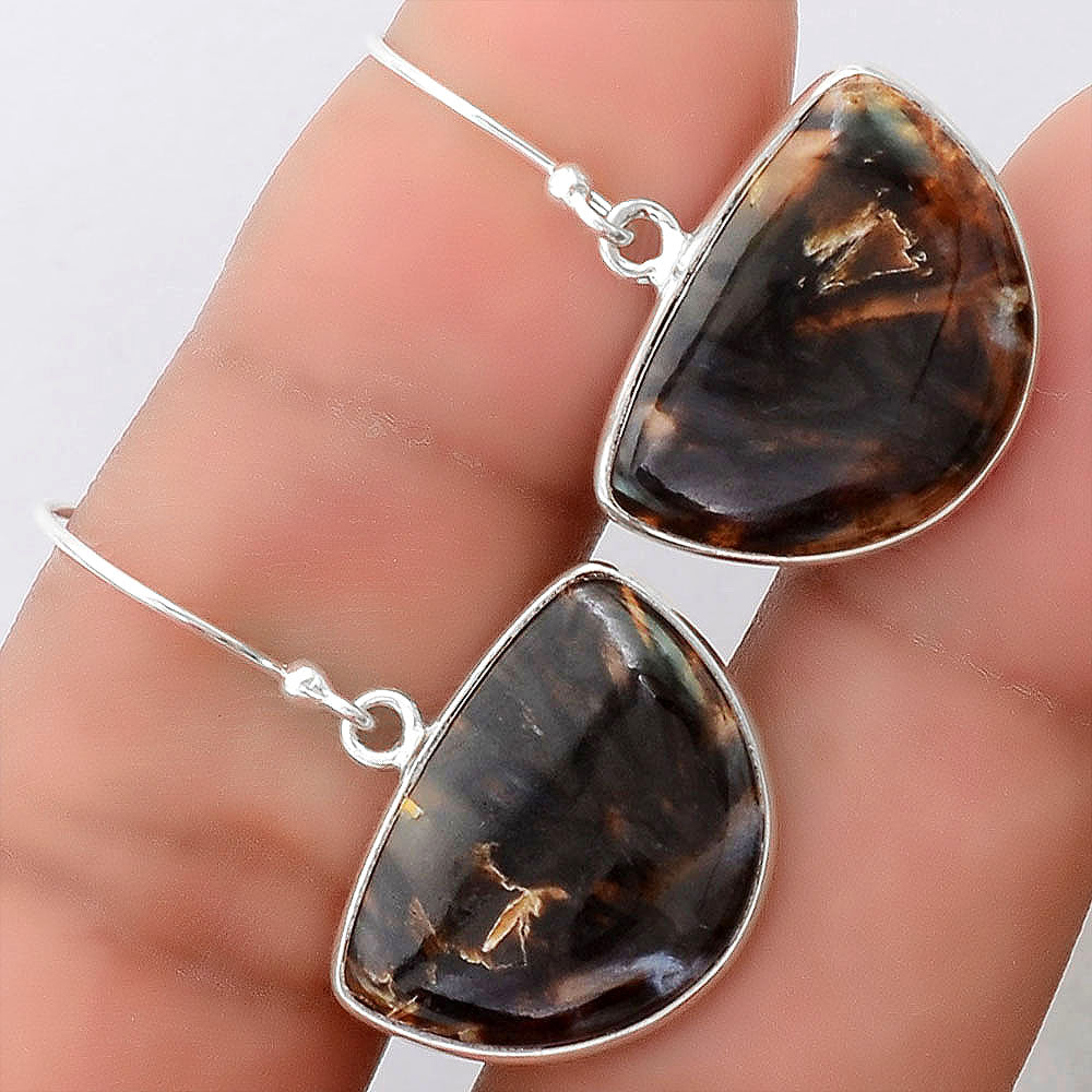 Natural Tube Agate - Turkish Earrings E-1001 SDE87906