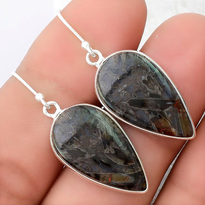 Natural Tube Agate - Turkish Earrings E-1001 SDE87907