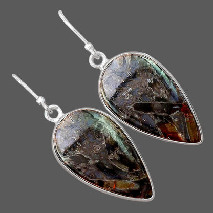 Natural Tube Agate - Turkish Earrings E-1001 SDE87907