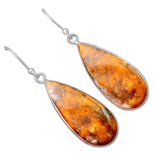 Natural Indian Blanket Jasper Earrings E-1001 SDE87910