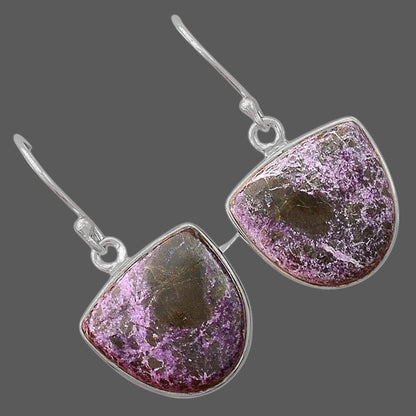 Natural Purpurite - South Africa Earrings E-1001 SDE87918