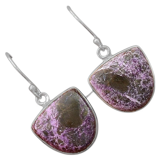 Natural Purpurite - South Africa Earrings E-1001 SDE87918