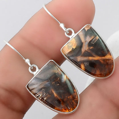 Natural Tube Agate - Turkish Earrings E-1001 SDE87919