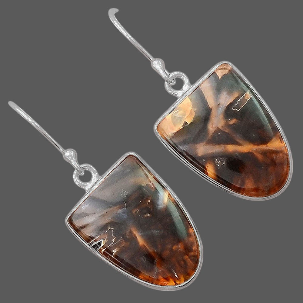 Natural Tube Agate - Turkish Earrings E-1001 SDE87919