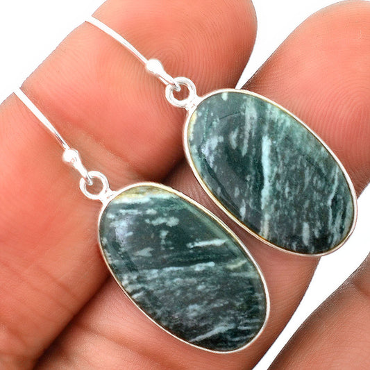 Natural Larsonite Jasper Earrings E-1001 SDE87928