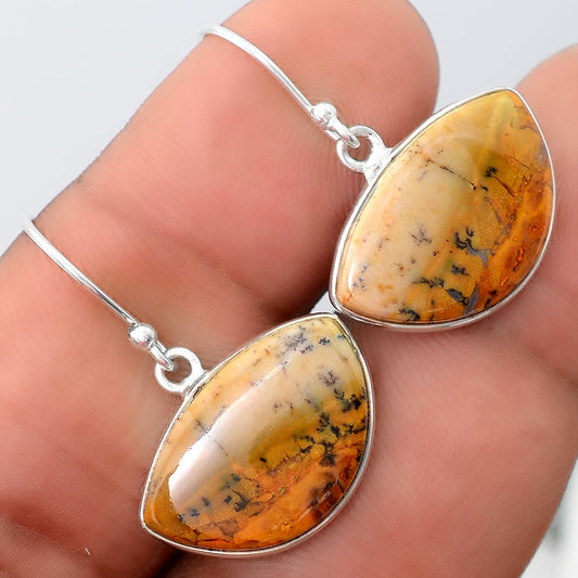 Natural Amethyst Sage Agate - Nevada Earrings E-1001 SDE87930