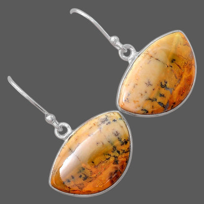 Natural Amethyst Sage Agate - Nevada Earrings E-1001 SDE87930