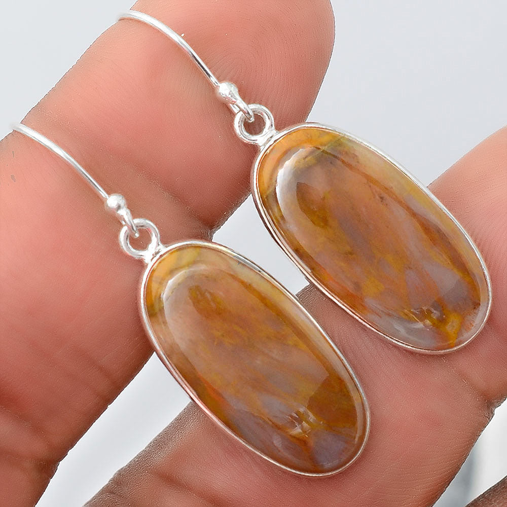 Natural Sandalwood Earrings E-1001 SDE87931