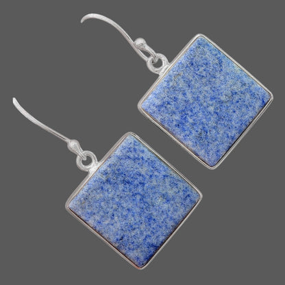 Natural Dumortierite Quartz Earrings E-1001 SDE87933