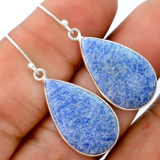 Natural Dumortierite Quartz Earrings E-1001 SDE87935