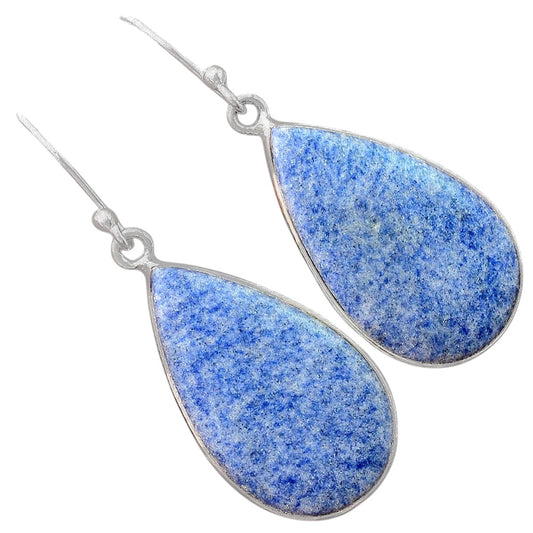 Natural Dumortierite Quartz Earrings E-1001 SDE87935