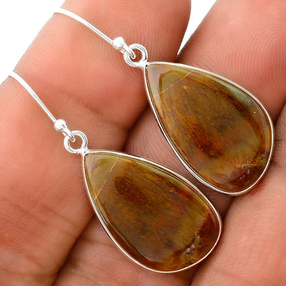 Natural Sandalwood Earrings E-1001 SDE87937