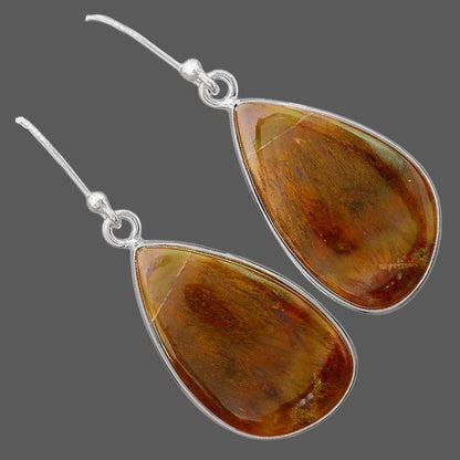 Natural Sandalwood Earrings E-1001 SDE87937