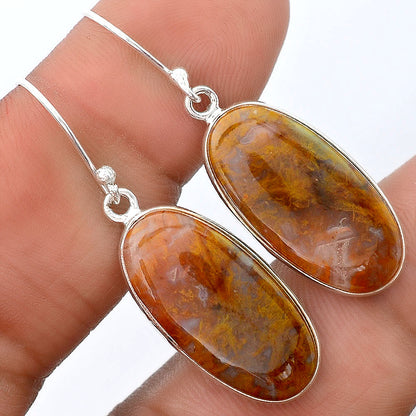 Natural Sandalwood Earrings E-1001 SDE87941